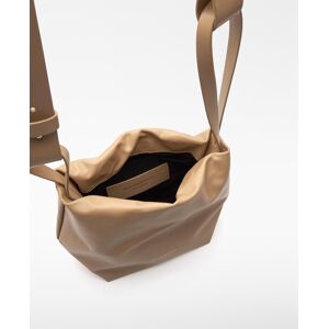 Adolfo Dominguez Bolso de hombro de mujer tipo hobo de piel doce. Camel mujer Adolfo Dominguez Bolso de hombro de mujer tipo hobo de piel doce. Camel mujer