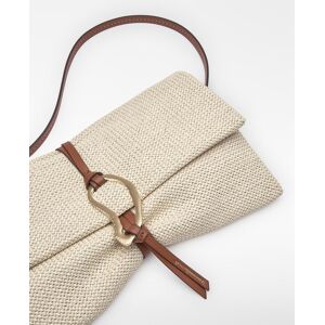 Adolfo Dominguez Bolso de fiesta de mujer clutch con textura de rafia. Natural mujer Adolfo Dominguez Bolso de fiesta de mujer clutch con textura de rafia. Natural mujer