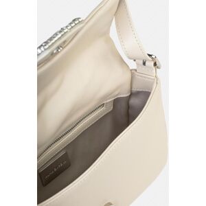 Alma en Pena Bolso de mano de piel con pedrería. Blanco mujer Alma en Pena Bolso de mano de piel con pedrería. Blanco mujer
