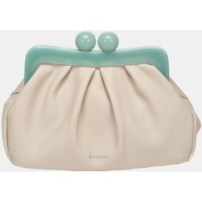 Abbacino Clutch de fiesta con boquilla. Beige mujer Abbacino Clutch de fiesta con boquilla. Beige mujer