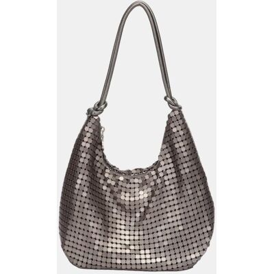 Abbacino Bolso de fiesta en malla metálica. Plata mujer Abbacino Bolso de fiesta en malla metálica. Plata mujer