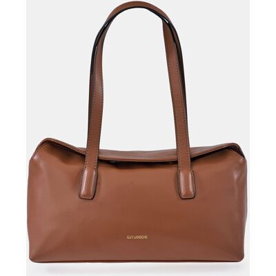 Guy Laroche Bolso shopping compacto doble asa en piel. Marrón claro mujer Guy Laroche Bolso shopping compacto doble asa en piel. Marrón claro mujer