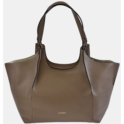 Guy Laroche Bolso tote grande en piel con pouch interior. Topo mujer Guy Laroche Bolso tote grande en piel con pouch interior. Topo mujer