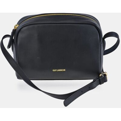 Guy Laroche Bolso crossbody en piel con cremallera. Negro mujer Guy Laroche Bolso crossbody en piel con cremallera. Negro mujer
