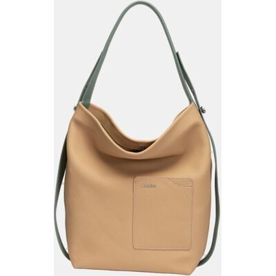 Abbacino Bolso de hombro en piel con asa regulable. Camel mujer Abbacino Bolso de hombro en piel con asa regulable. Camel mujer