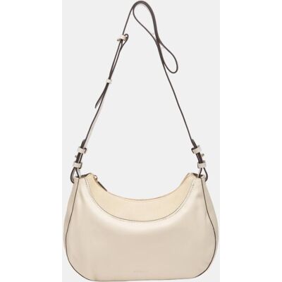 Abbacino Bandolera en piel y serraje combinado. Beige mujer Abbacino Bandolera en piel y serraje combinado. Beige mujer
