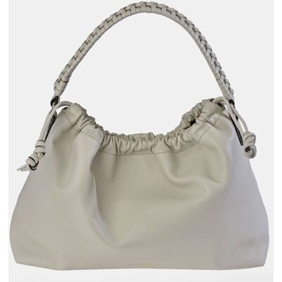 Guy Laroche Bolso bucket en piel con cierre magnético y cordón. Blanco mujer Guy Laroche Bolso bucket en piel con cierre magnético y cordón. Blanco mujer