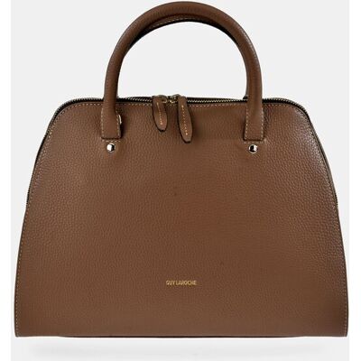 Guy Laroche Bolso duffel en piel con asas y bandolera. Camel mujer Guy Laroche Bolso duffel en piel con asas y bandolera. Camel mujer