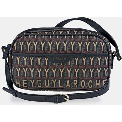 Guy Laroche Bolso bandolera El Caballo en lona estampada color azul. Multicolor mujer Guy Laroche Bolso bandolera El Caballo en lona estampada color azul. Multicolor mujer