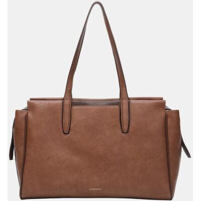 Abbacino Bolso de hombro Freedom en materiales reciclados. Marrón mujer Abbacino Bolso de hombro Freedom en materiales reciclados. Marrón mujer
