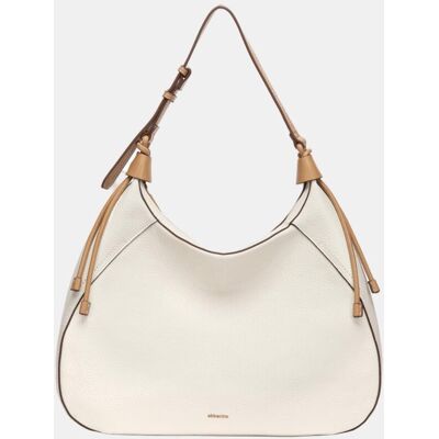 Abbacino Bolso de hombro grande con asa a contraste. Beige mujer Abbacino Bolso de hombro grande con asa a contraste. Beige mujer
