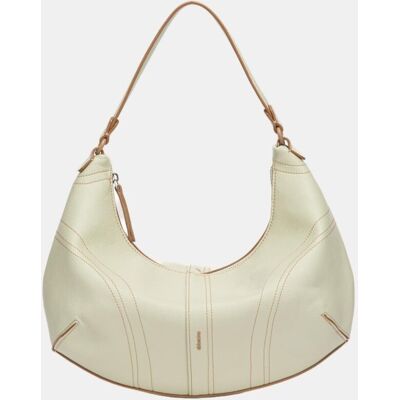Abbacino Bolso de hombro pequeño con pespuntes. Verde mujer Abbacino Bolso de hombro pequeño con pespuntes. Verde mujer