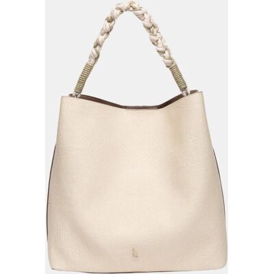 Abbacino Bolso de hombro con asa anudada. Beige mujer Abbacino Bolso de hombro con asa anudada. Beige mujer