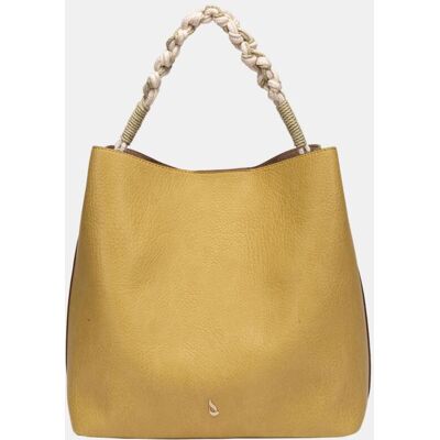 Abbacino Bolso de hombro con asa anudada. Verde mujer Abbacino Bolso de hombro con asa anudada. Verde mujer