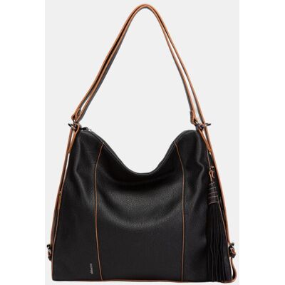 Abbacino Bolso multifuncional con borla. Negro mujer Abbacino Bolso multifuncional con borla. Negro mujer