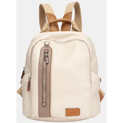 Abbacino Mochila con detalles a contraste. Beige mujer Abbacino Mochila con detalles a contraste. Beige mujer