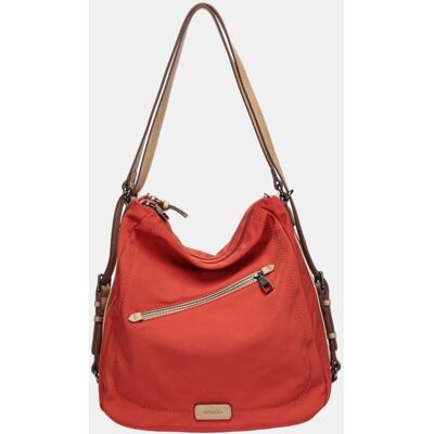 Abbacino Bolso multifuncional en tejido con cremalleras. Rojo mujer Abbacino Bolso multifuncional en tejido con cremalleras. Rojo mujer