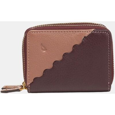 Abbacino Cartera pequeña Freedom en piel bicolor. Burdeos mujer Abbacino Cartera pequeña Freedom en piel bicolor. Burdeos mujer
