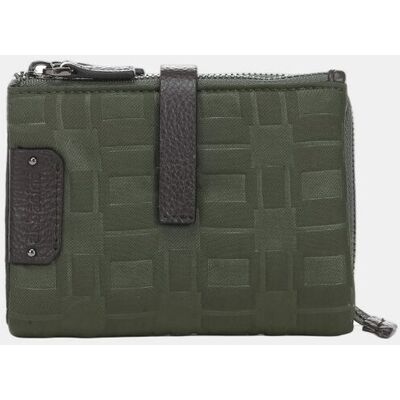 Abbacino Cartera pequeña Freedom en nylon. Verde mujer Abbacino Cartera pequeña Freedom en nylon. Verde mujer