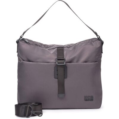 Kcb Bolso de hombro Hook estilo hobo color gris. Gris mujer Kcb Bolso de hombro Hook estilo hobo color gris. Gris mujer
