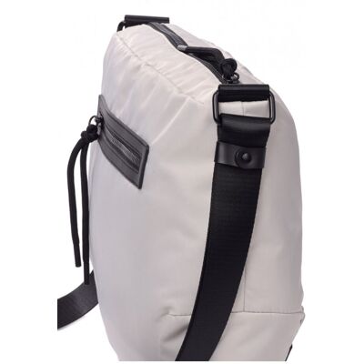 Kcb Bandolera de mujer Puffy grande color hielo. Blanco mujer Kcb Bandolera de mujer Puffy grande color hielo. Blanco mujer