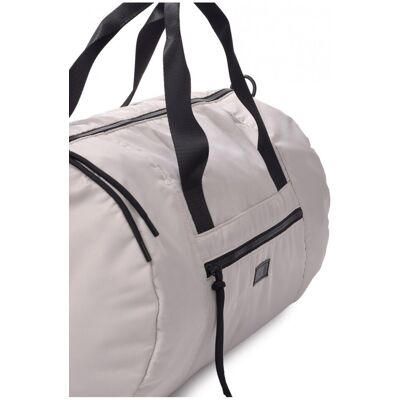 Kcb Bolsa de gimnasio Puffy grande color hielo. Blanco mujer Kcb Bolsa de gimnasio Puffy grande color hielo. Blanco mujer