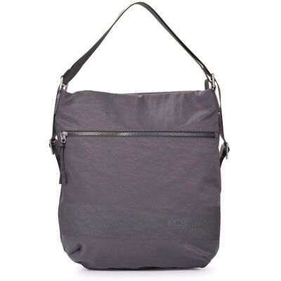 Kcb Bolso de hombro Wide mochila color gris. Gris mujer Kcb Bolso de hombro Wide mochila color gris. Gris mujer