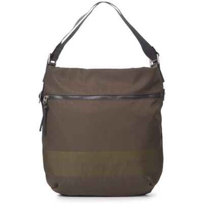 Kcb Bolso de hombro Wide mochila color khaki. Kaki mujer Kcb Bolso de hombro Wide mochila color khaki. Kaki mujer