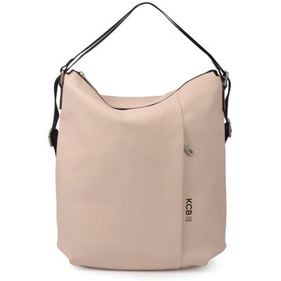 Kcb Bolso de hombro multiposición Strong con cremallera. Beige mujer Kcb Bolso de hombro multiposición Strong con cremallera. Beige mujer