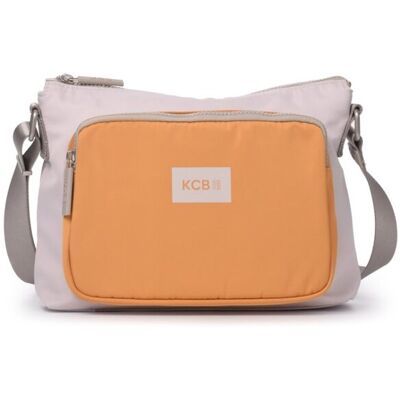 Kcb Bandolera Basket pequeña. Beige mujer Kcb Bandolera Basket pequeña. Beige mujer