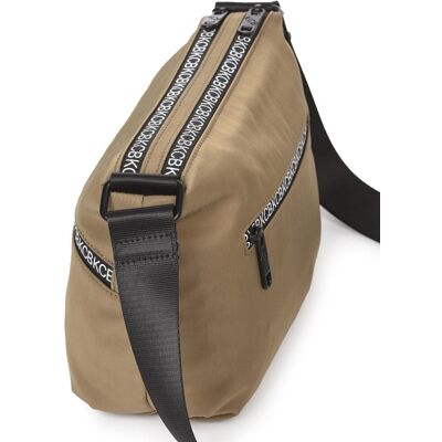 Kcb Bandolera Shine pequeña color khaki de mujer. Kaki mujer Kcb Bandolera Shine pequeña color khaki de mujer. Kaki mujer