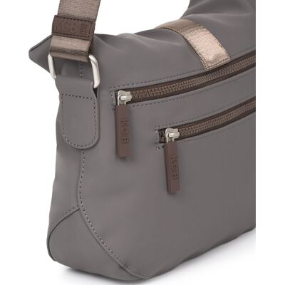 Kcb Bandolera Chain antirrobo grande color gris de mujer. Gris mujer Kcb Bandolera Chain antirrobo grande color gris de mujer. Gris mujer