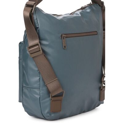 Kcb Bolso de hombro Square mochila color petróleo de mujer. Petróleo mujer Kcb Bolso de hombro Square mochila color petróleo de mujer. Petróleo mujer