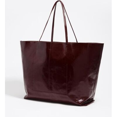 Bimba y Lola Bolso de hombro de mujer shopper maxi piel. Marrón oscuro mujer Bimba y Lola Bolso de hombro de mujer shopper maxi piel. Marrón oscuro mujer