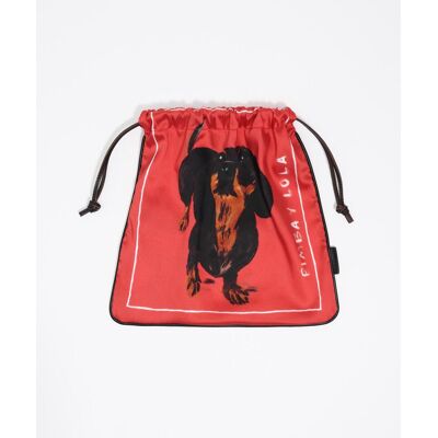 Bimba y Lola Bolso de mano de mujer pouch pañuelo. Rojo mujer Bimba y Lola Bolso de mano de mujer pouch pañuelo. Rojo mujer