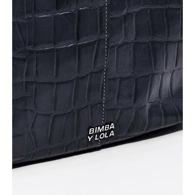 Bimba y Lola Bolso de hombro de mujer shopper mediano piel. Petróleo mujer Bimba y Lola Bolso de hombro de mujer shopper mediano piel. Petróleo mujer