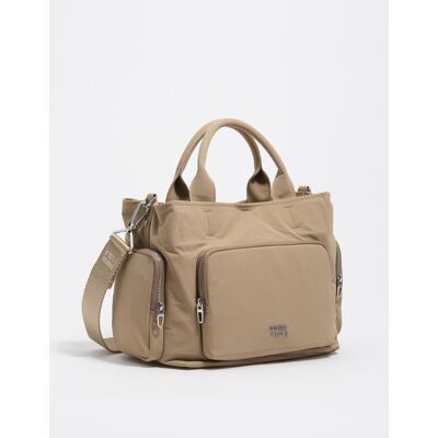 Bimba y Lola Bolso bandolera pocket grande nylon. Kaki mujer Bimba y Lola Bolso bandolera pocket grande nylon. Kaki mujer