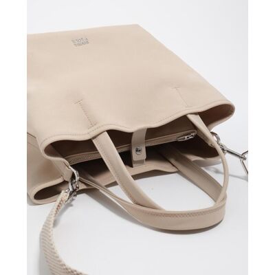 Bimba y Lola Bolso de mano de mujer chihuahua grande tejido. Beige mujer Bimba y Lola Bolso de mano de mujer chihuahua grande tejido. Beige mujer