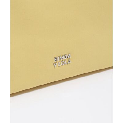 Bimba y Lola Bolso de mano de mujer chihuahua grande tejido. Amarillo mujer Bimba y Lola Bolso de mano de mujer chihuahua grande tejido. Amarillo mujer