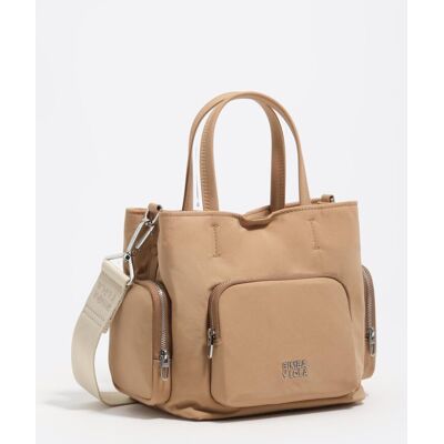 Bimba y Lola Bolso bandolera pocket pequeño nylon. Camel mujer Bimba y Lola Bolso bandolera pocket pequeño nylon. Camel mujer