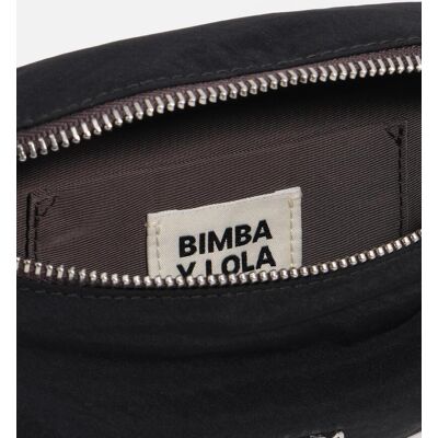 Bimba y Lola Riñonera de mujer con cierre de cremallera y logo. Gris mujer Bimba y Lola Riñonera de mujer con cierre de cremallera y logo. Gris mujer