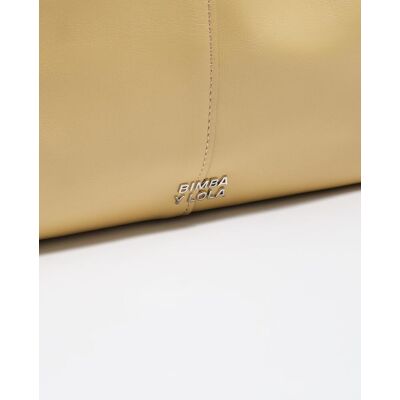 Bimba y Lola Bolso de hombro de mujer shopper paper maxi piel. Marrón claro mujer Bimba y Lola Bolso de hombro de mujer shopper paper maxi piel. Marrón claro mujer