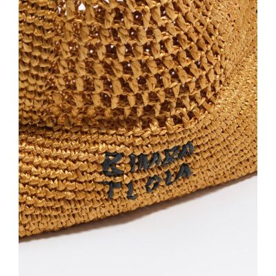 Bimba y Lola Bolso de hombro grande trenzado. (Única) Oro mujer Bimba y Lola Bolso de hombro grande trenzado. (Única) Oro mujer