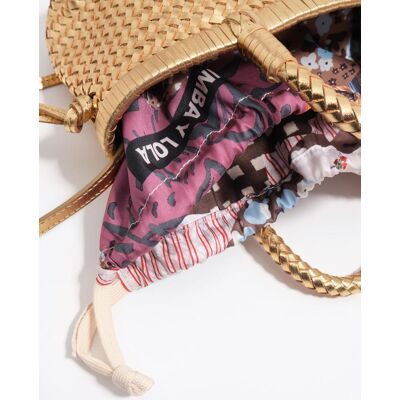 Bimba y Lola Bolso de mano de mujer pouch pañuelo de mujer. Marrón mujer Bimba y Lola Bolso de mano de mujer pouch pañuelo de mujer. Marrón mujer