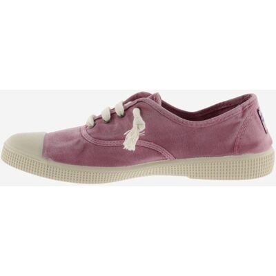 Victoria Zapatillas básicas unisex de lona envejecida DREC con doble cordón y refuerzo en la puntera. (40) Rosa claro mujer Victoria Zapatillas básicas unisex de lona envejecida DREC con doble cordón y refuerzo en la puntera. (40) Rosa claro mujer