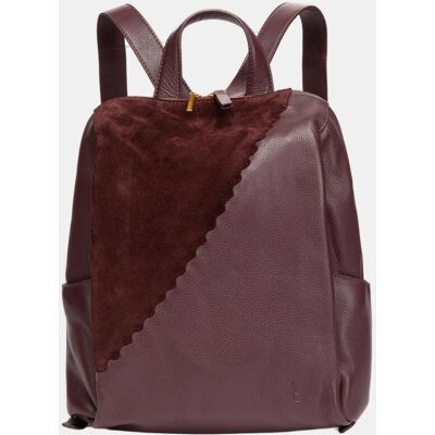 Abbacino Mochila Freedom en piel y serraje. Burdeos mujer Abbacino Mochila Freedom en piel y serraje. Burdeos mujer