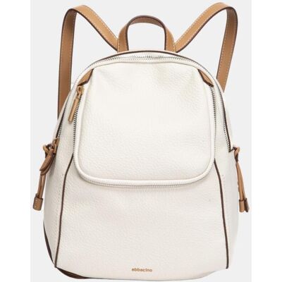 Abbacino Mochila con asas a contraste. Beige mujer Abbacino Mochila con asas a contraste. Beige mujer