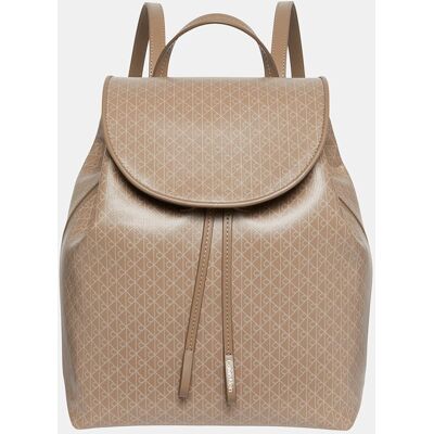 Calvin Mochila con estampado CK. Beige mujer Calvin Mochila con estampado CK. Beige mujer
