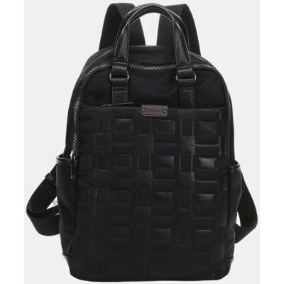 Abbacino Mochila Freedom en nylon reciclado. Negro mujer Abbacino Mochila Freedom en nylon reciclado. Negro mujer
