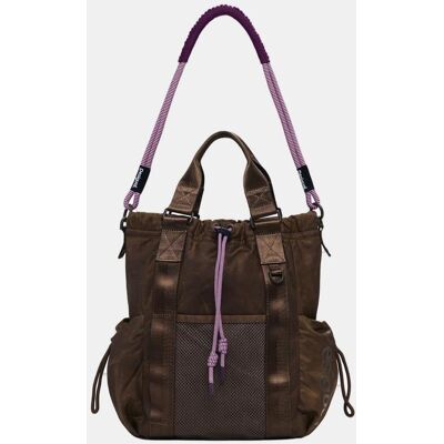 Desigual Mochila mediana. Marrón mujer Desigual Mochila mediana. Marrón mujer